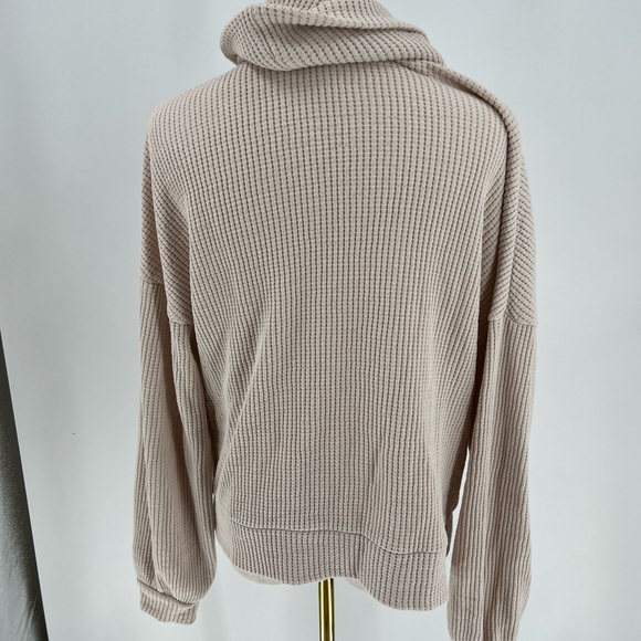 Banana Republic Waffle Knit Turtle Neck Sweater - Picture 3 of 7